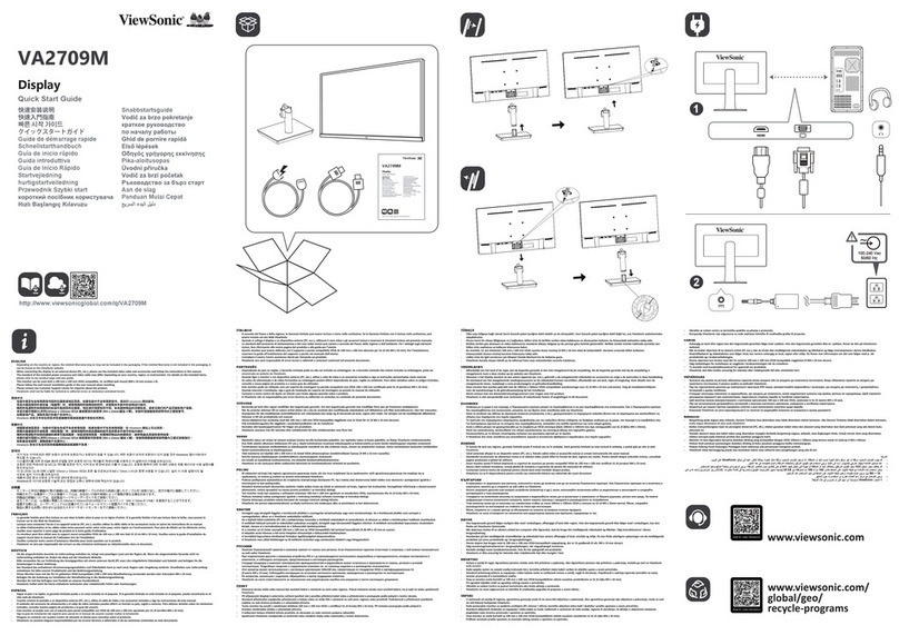 ViewSonic VA2709M User manual