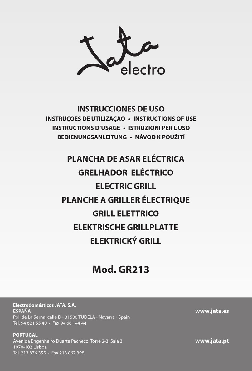 Jata electro GR213 Instructions for use