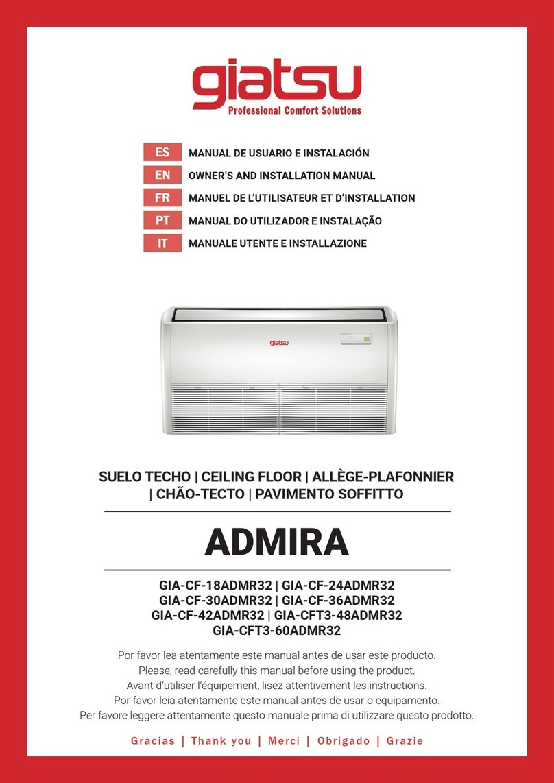 Giatsu ADMIRA GIA-CF-18ADMR32 Service manual