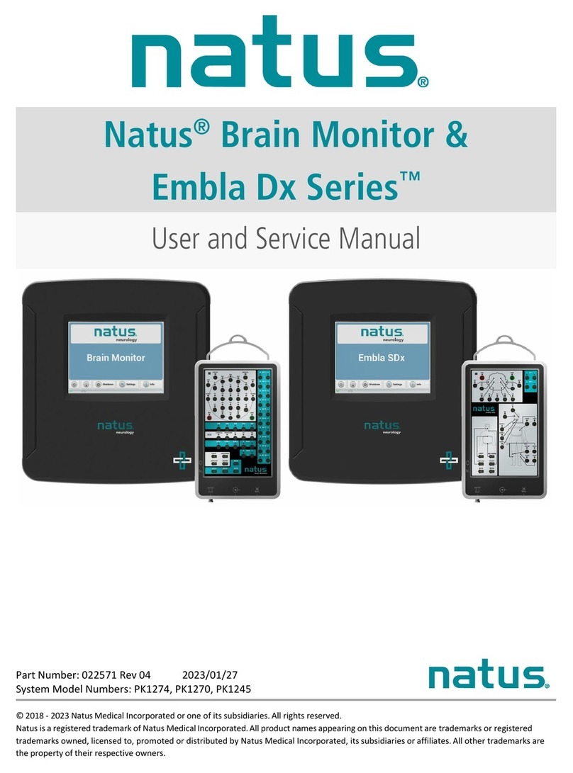natus Embla Dx Series User and service manual