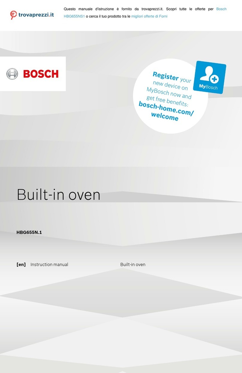 Bosch HBG655N 1 Series instruction manual