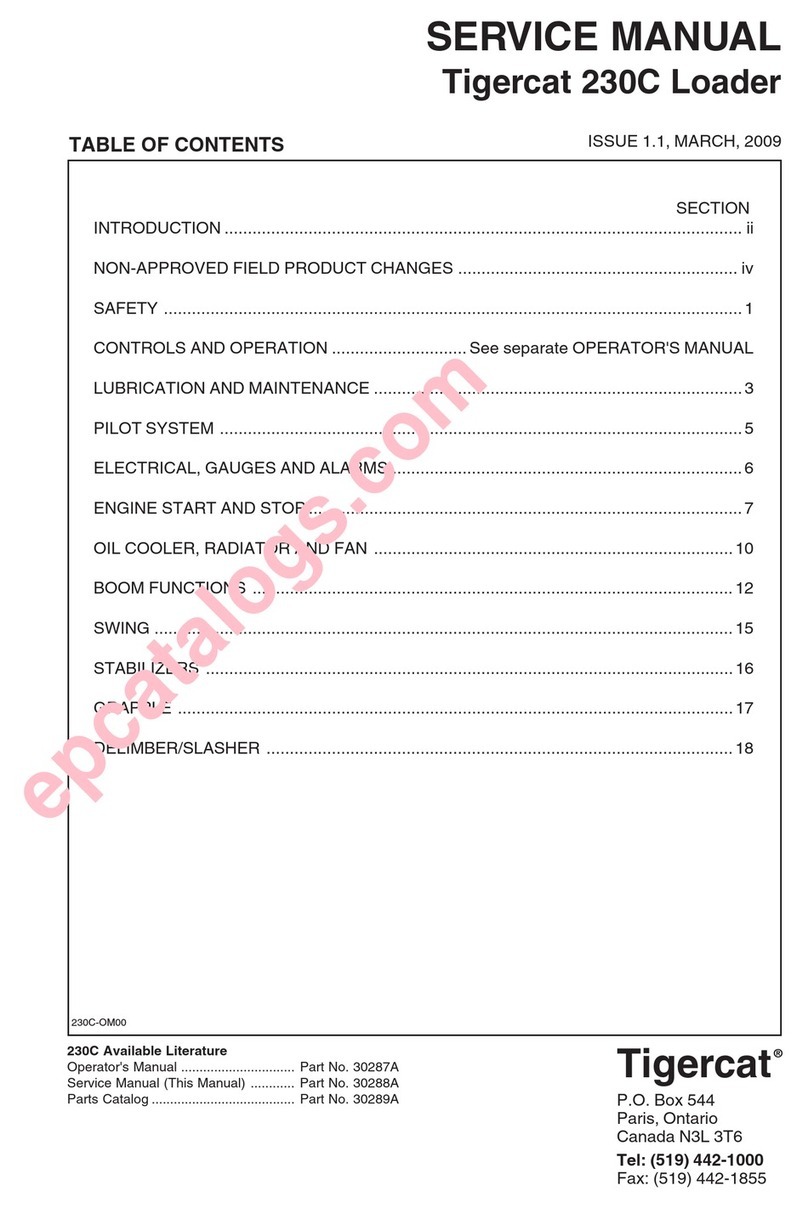 Tigercat 230C User manual