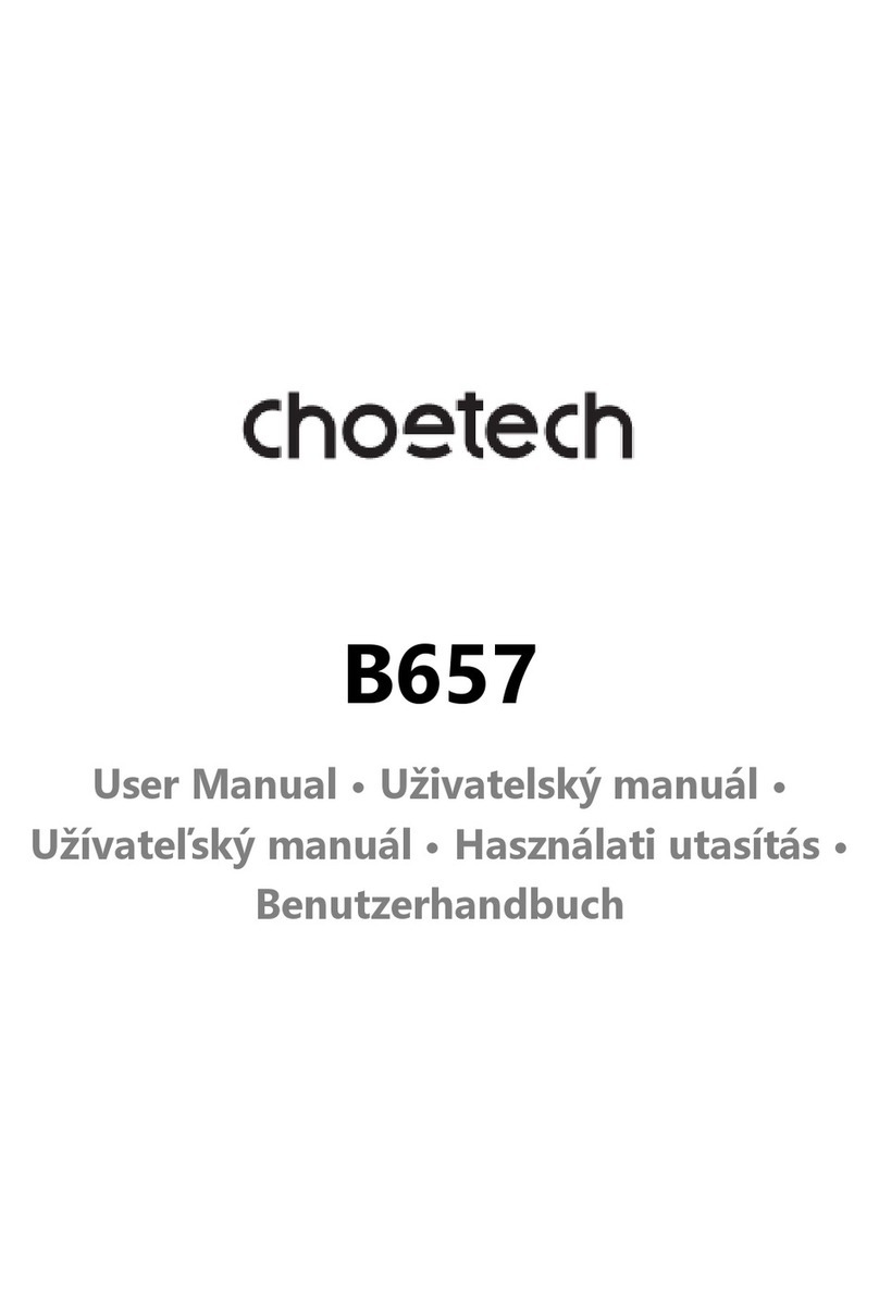 Choetech B657 User manual