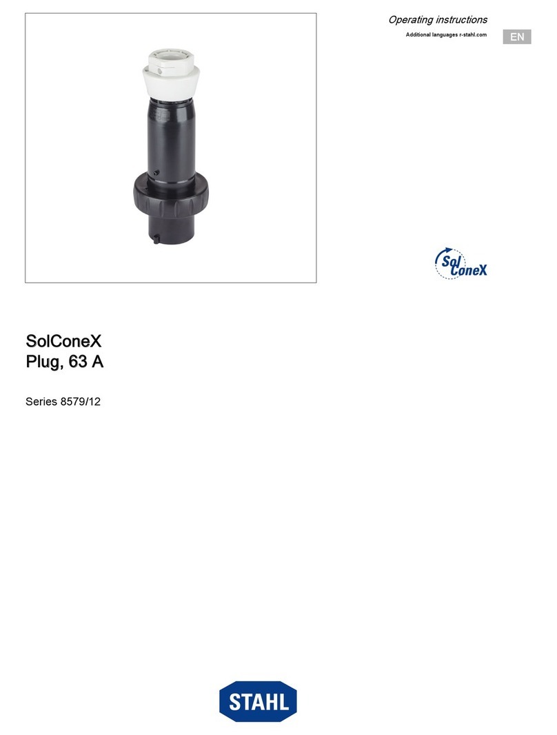 Stahl SolConeX 8579/12 Series operating instructions