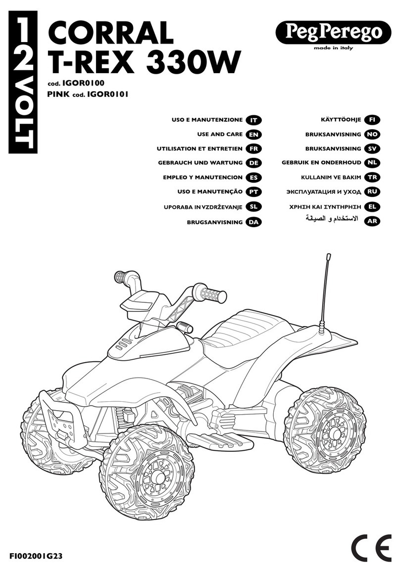 Peg-Perego CORRAL T-REX 330W Installation instructions