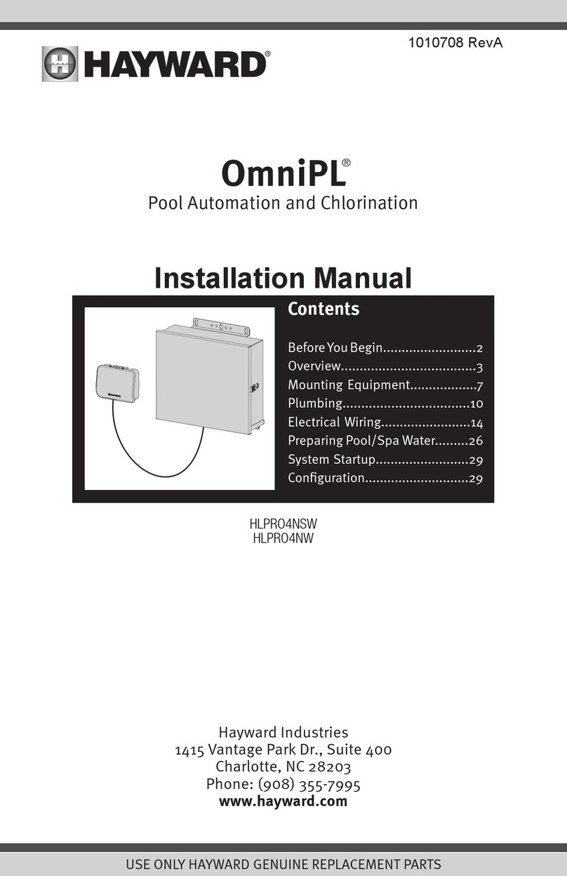 Hayward OmniPL HLPRO4NSW installation manual