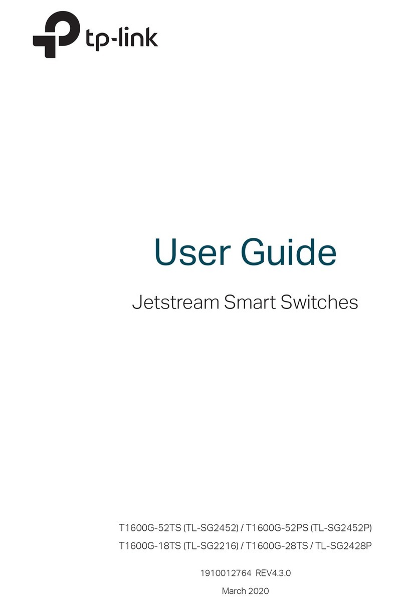 TP-Link JetStream T1600G-52TS User manual TP-Link JetStream T1600G-52TS User manual