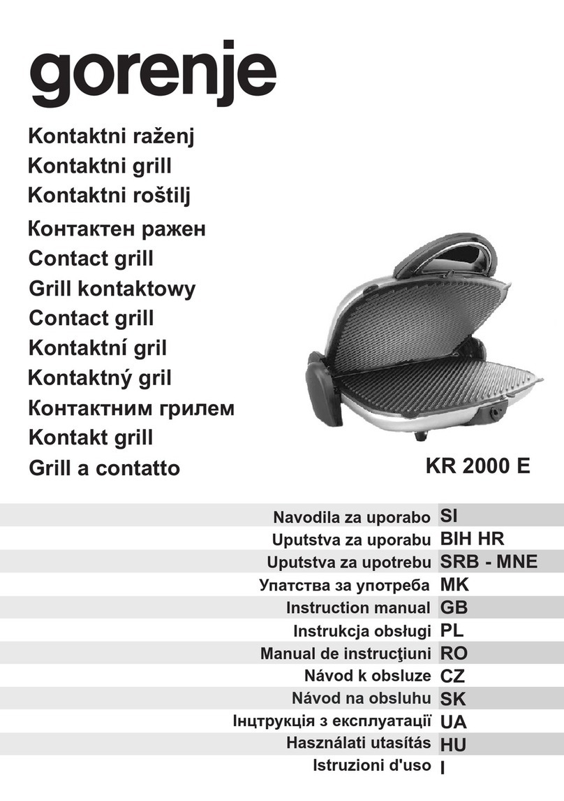 Gorenje KR 2000 E instruction manual
