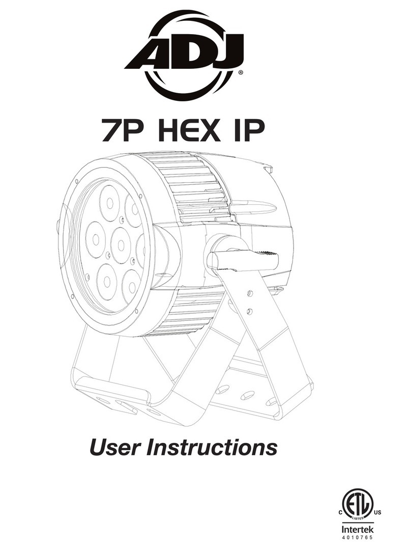 ADJ 7P HEX IP User manual