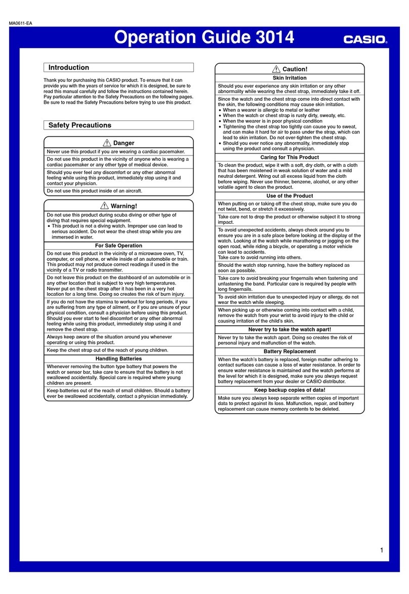 Casio Phys CHF-100-1V User manual