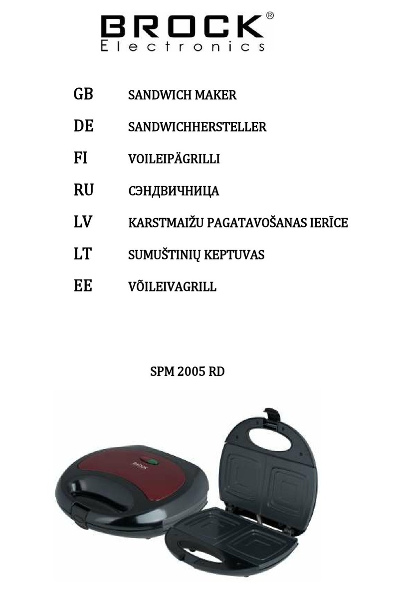Brock SPM 2005 RD User manual