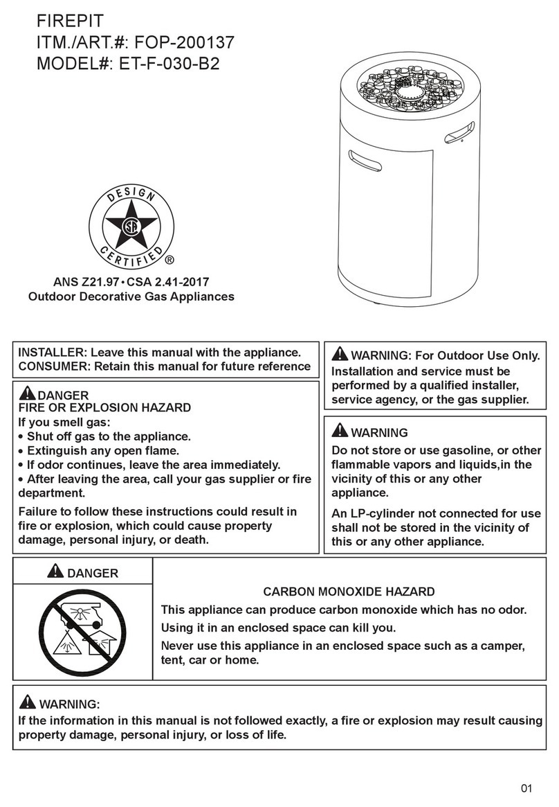 Foremost FOP-200137 manual
