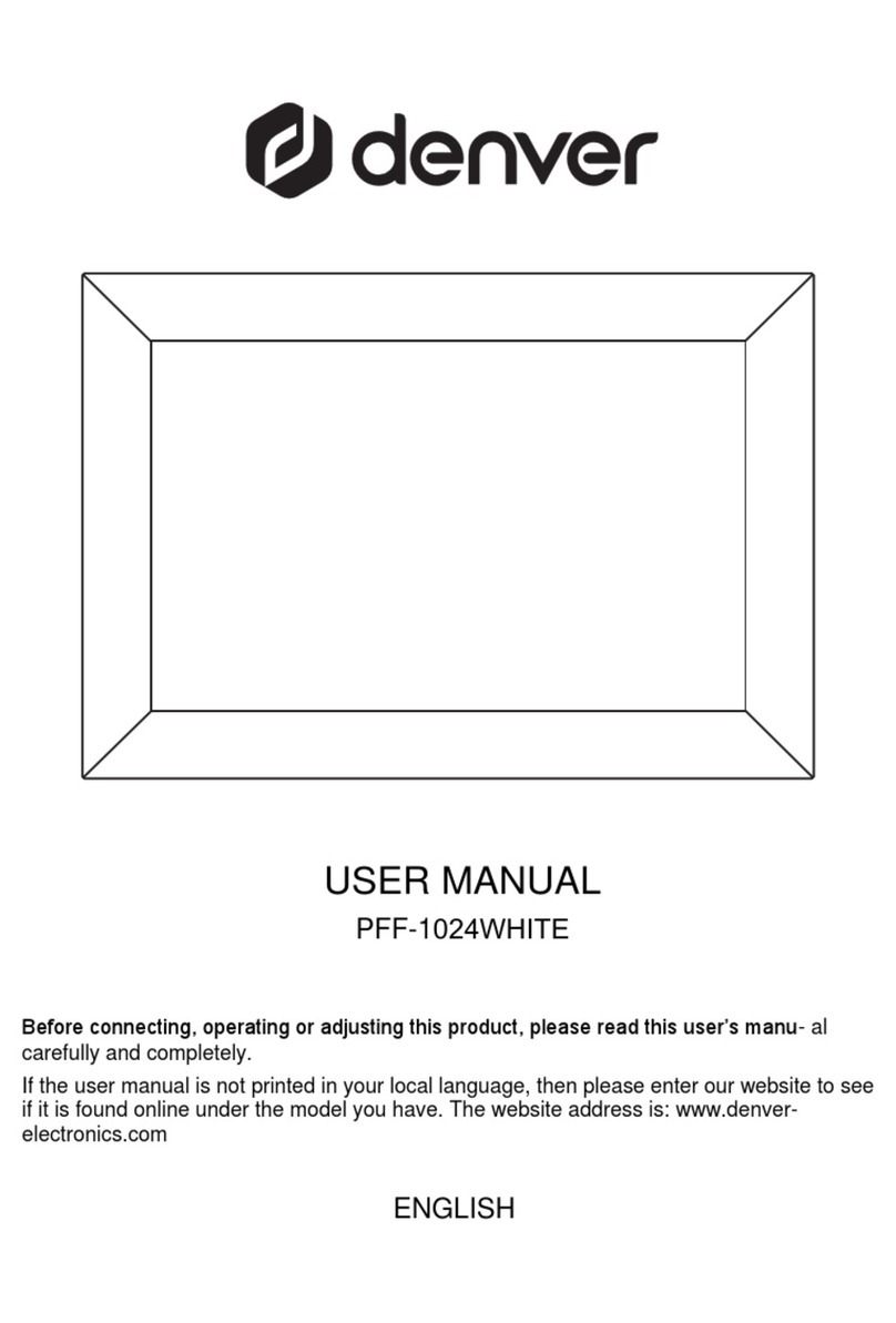 Denver PFF-1024WHITE User manual