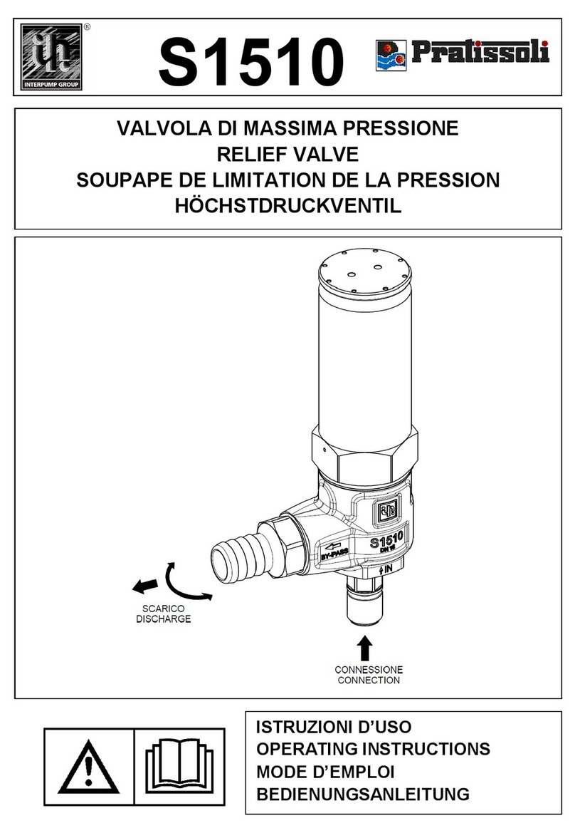 Interpump Group Pralissoli S1510 operating instructions