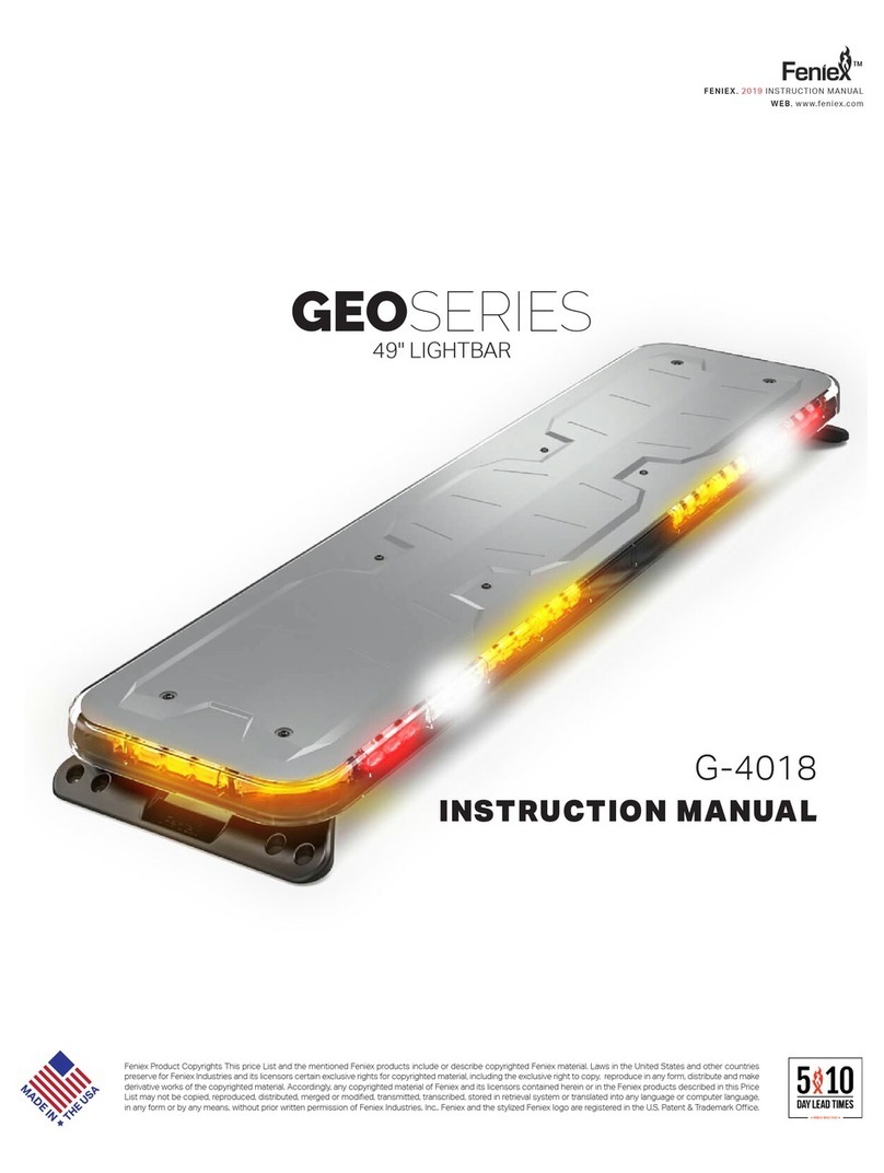 Feniex GEO Series instruction manual