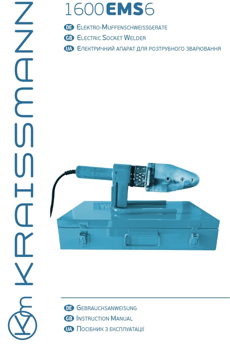 Kraissmann 1600EMS6 instruction manual