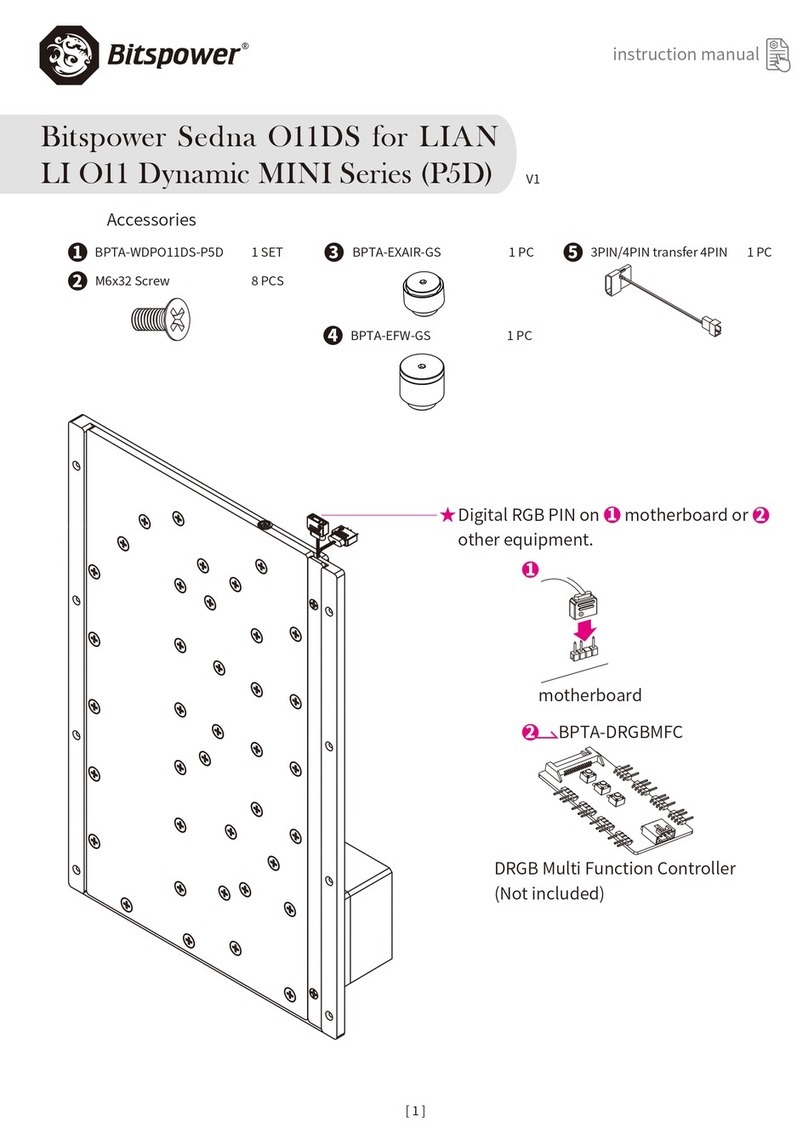 Bitspower BPTA-WDPO11DS-P5D instruction manual