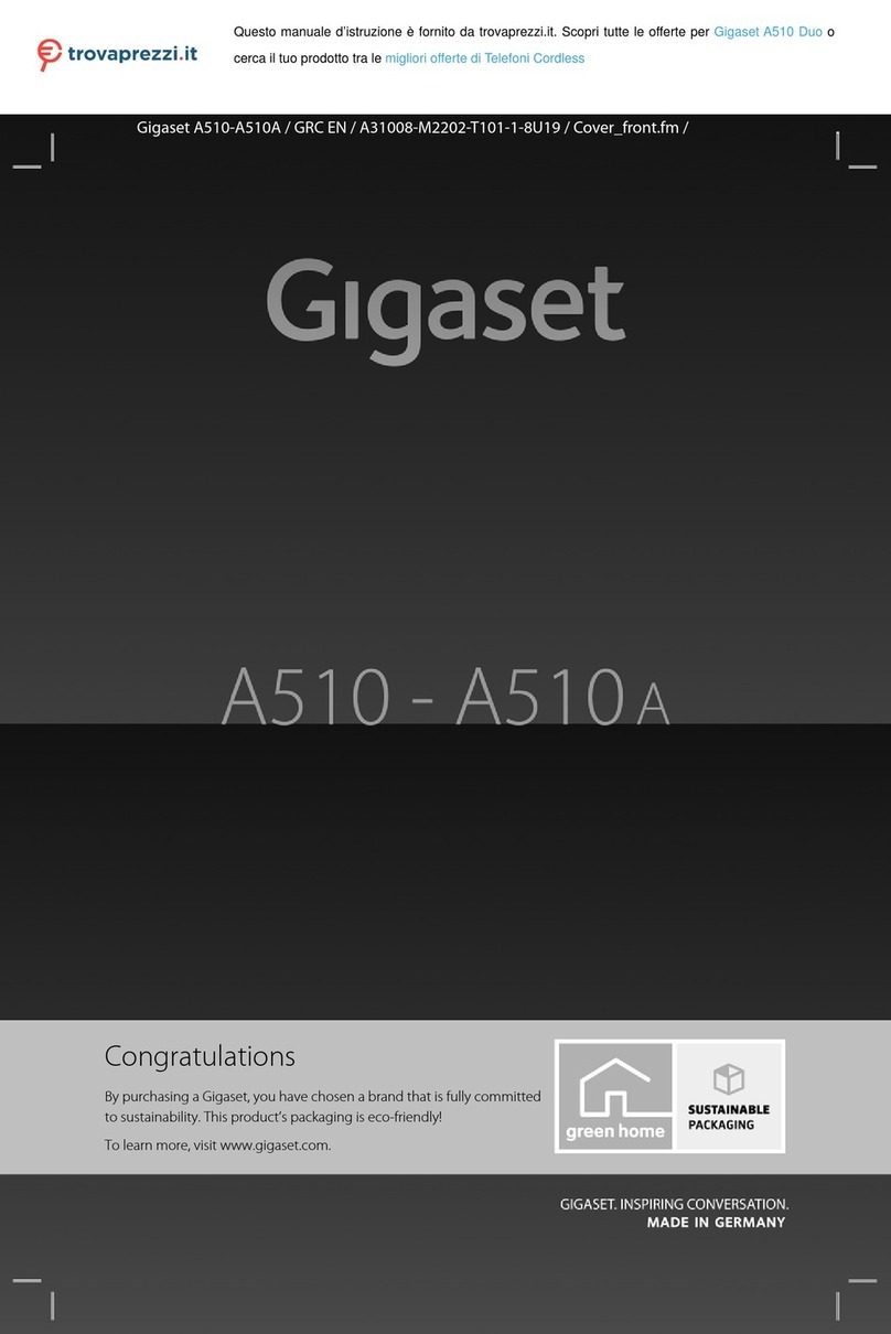 Gigaset A510 Duo User manual