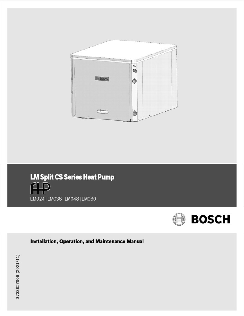 Bosch LM Split CS Series User manual
