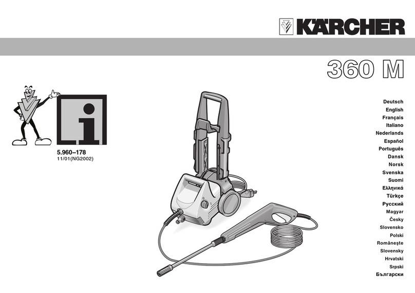 Kärcher 360 M User manual