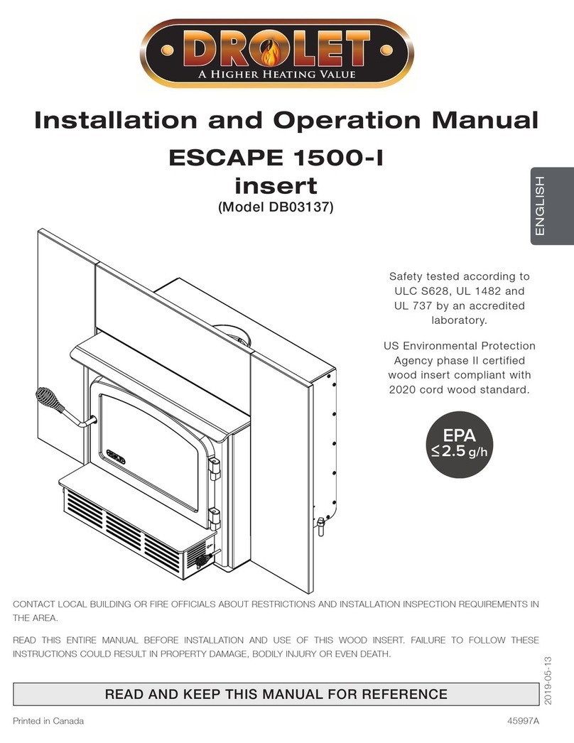 Drolet DB03137 Installation and operation manual