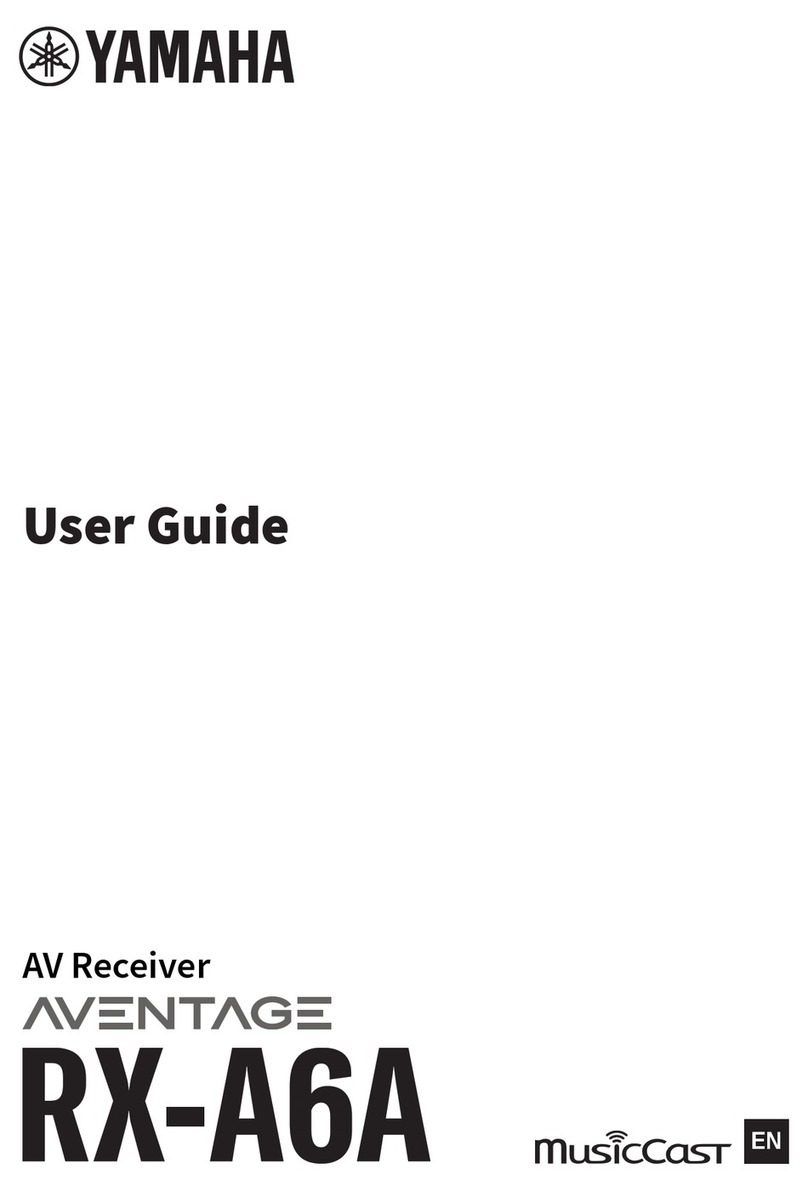 Yamaha AVENTAGE RX-A6ABL user guide