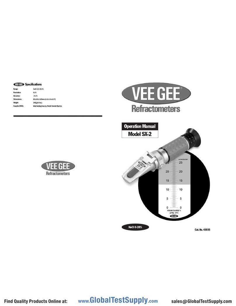VEE GEE SX-2 User manual
