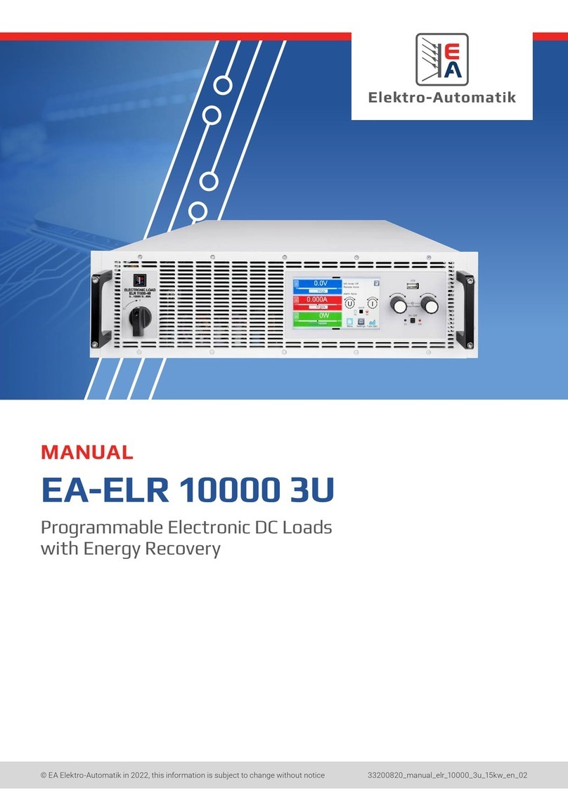 Elektro-Automatik EA-ELR 10000 3U manual