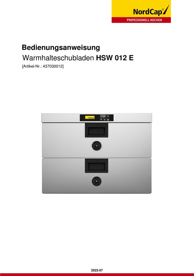 Nordcap HSW 012 E User manual