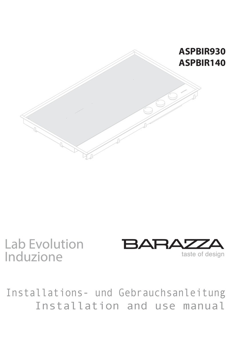 Barazza ASPBIR140 Installation and use manual