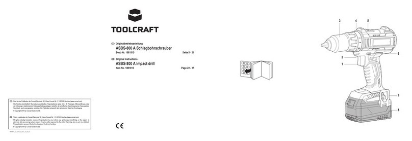 TOOLCRAFT ASBS-800 A Original instructions