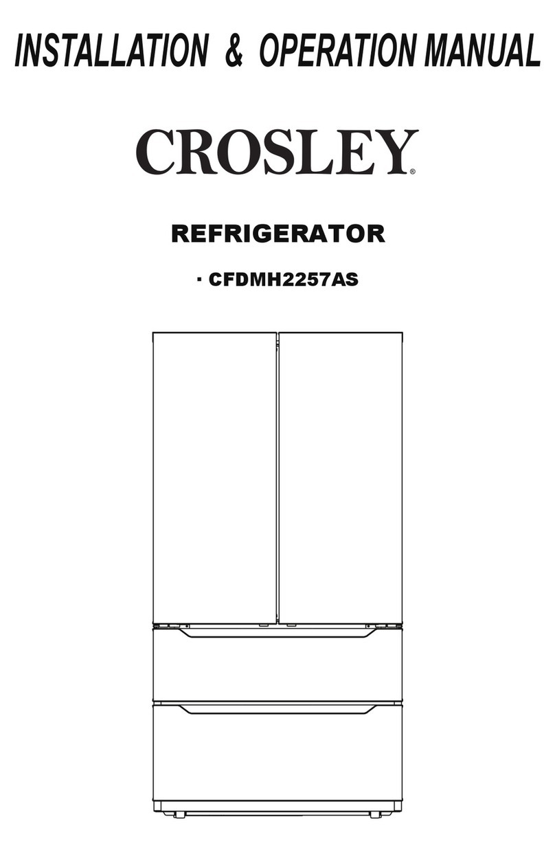 Crosley CFDMH2257AS User manual