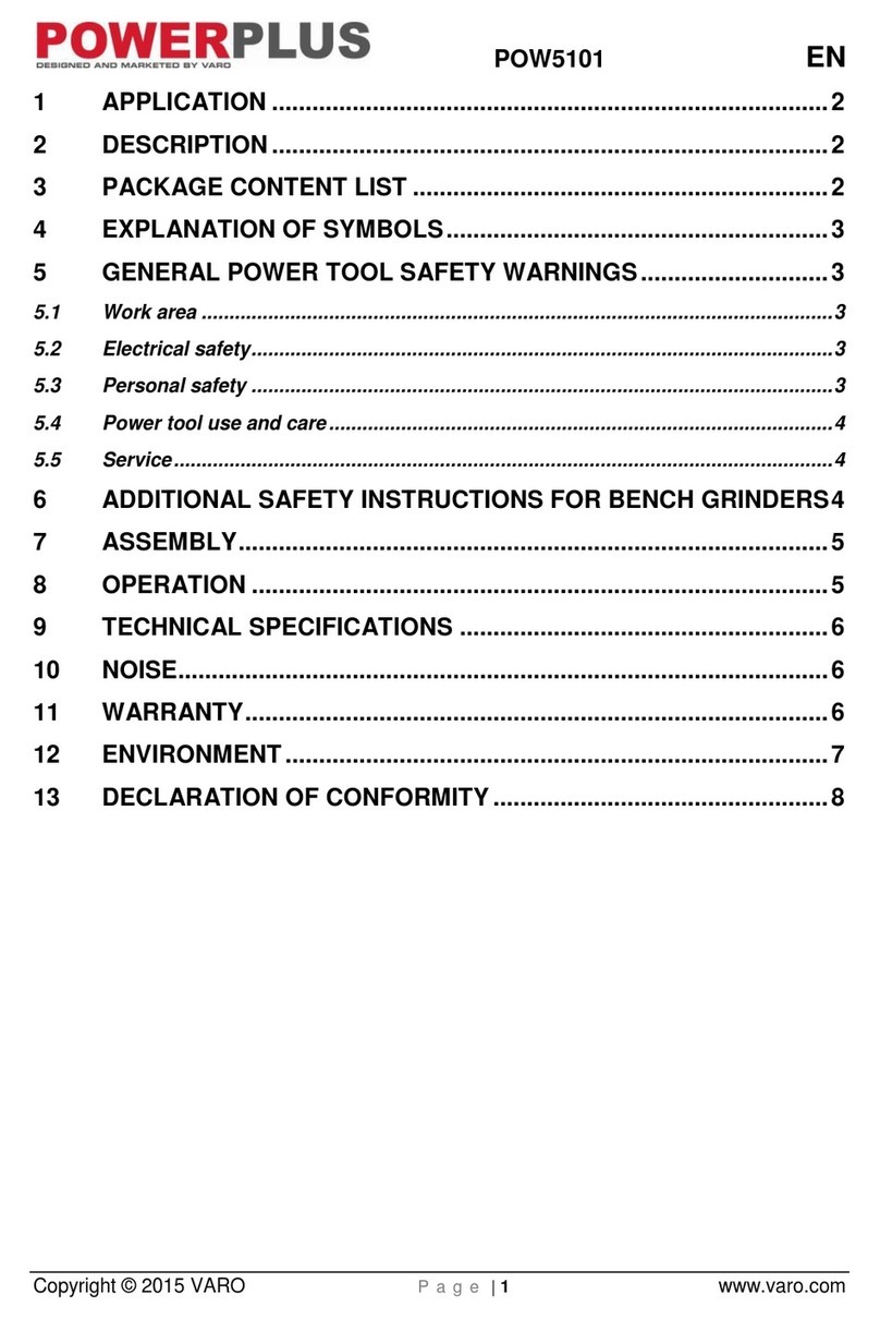 VARO Powerplus POW5101 manual