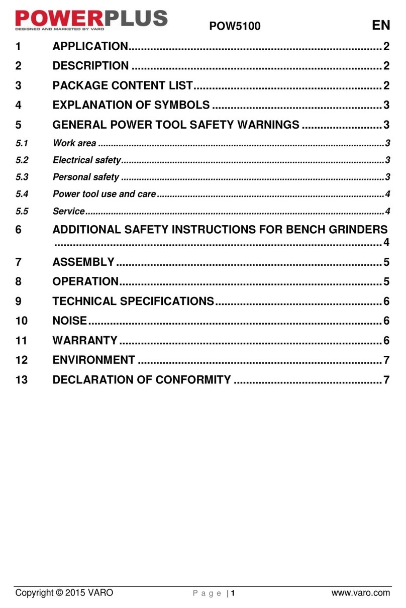 VARO Powerplus POW5100 manual