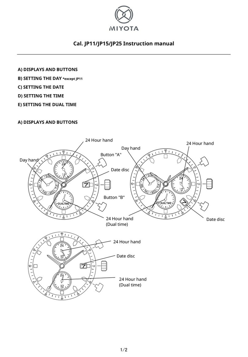 Citizen JP15 User manual Citizen JP15 User manual