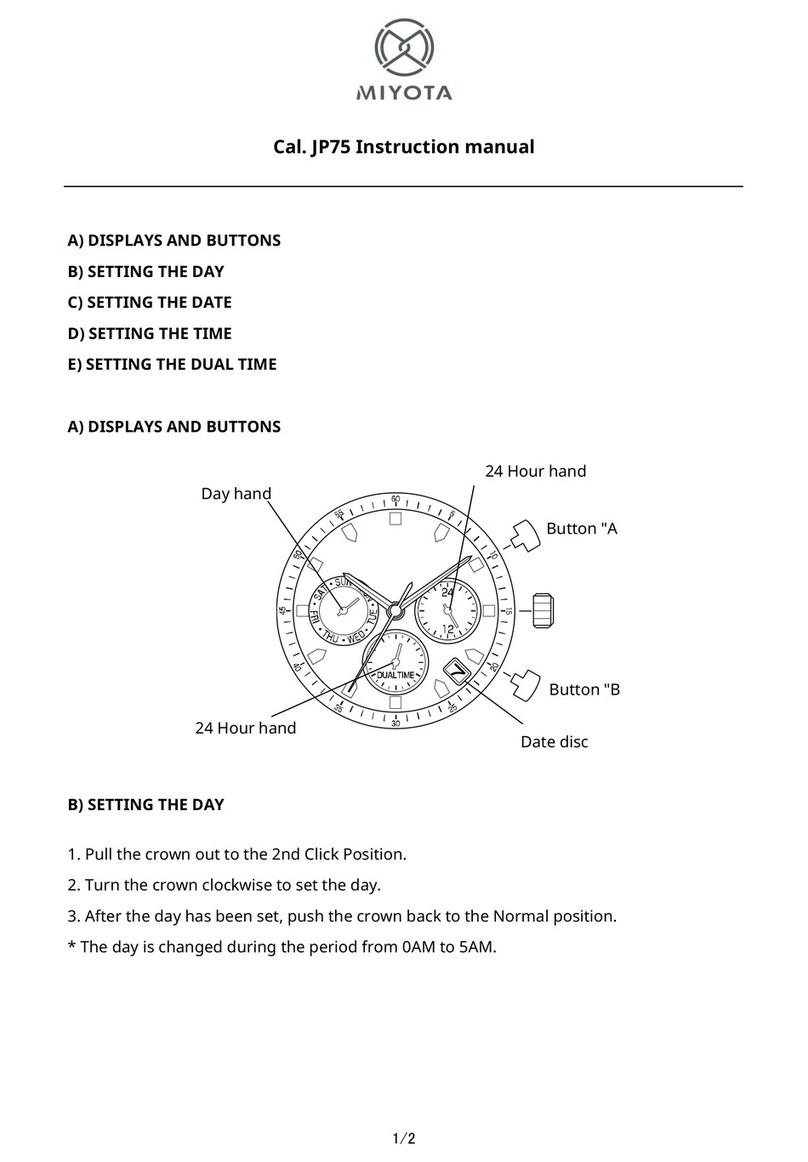 Citizen JP75 User manual Citizen JP75 User manual