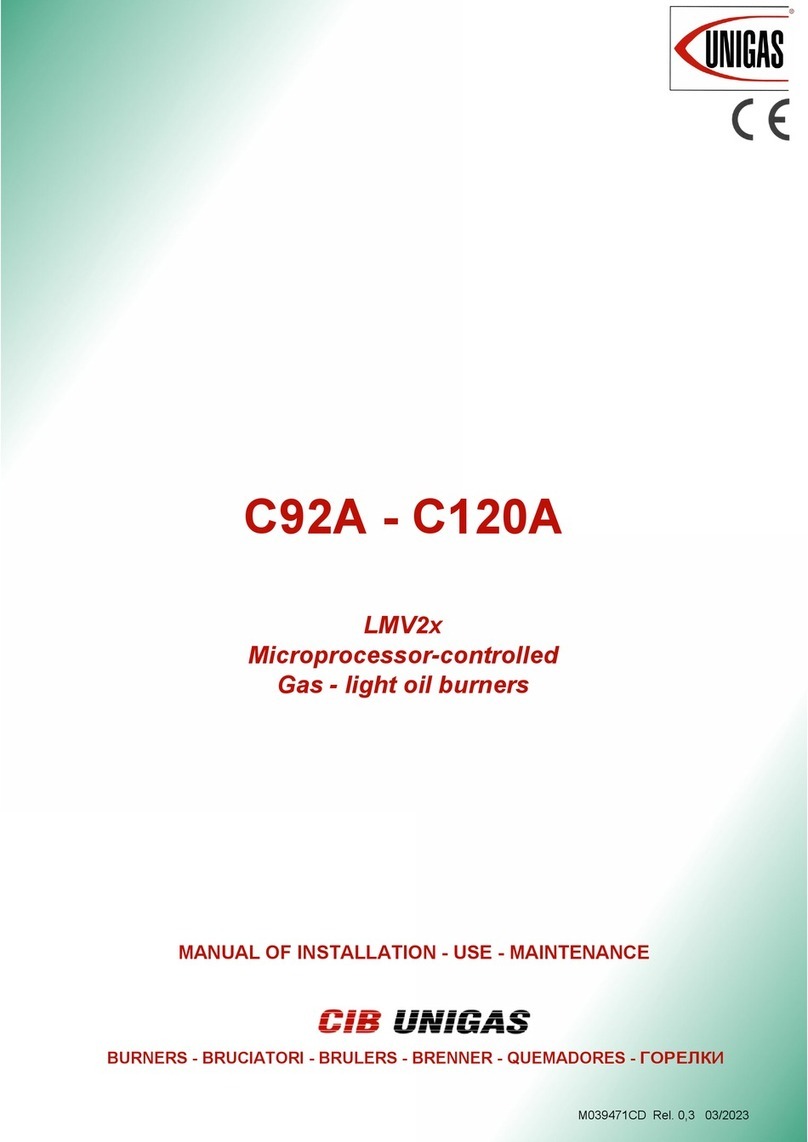 CIB UNIGAS C92A Operating manual