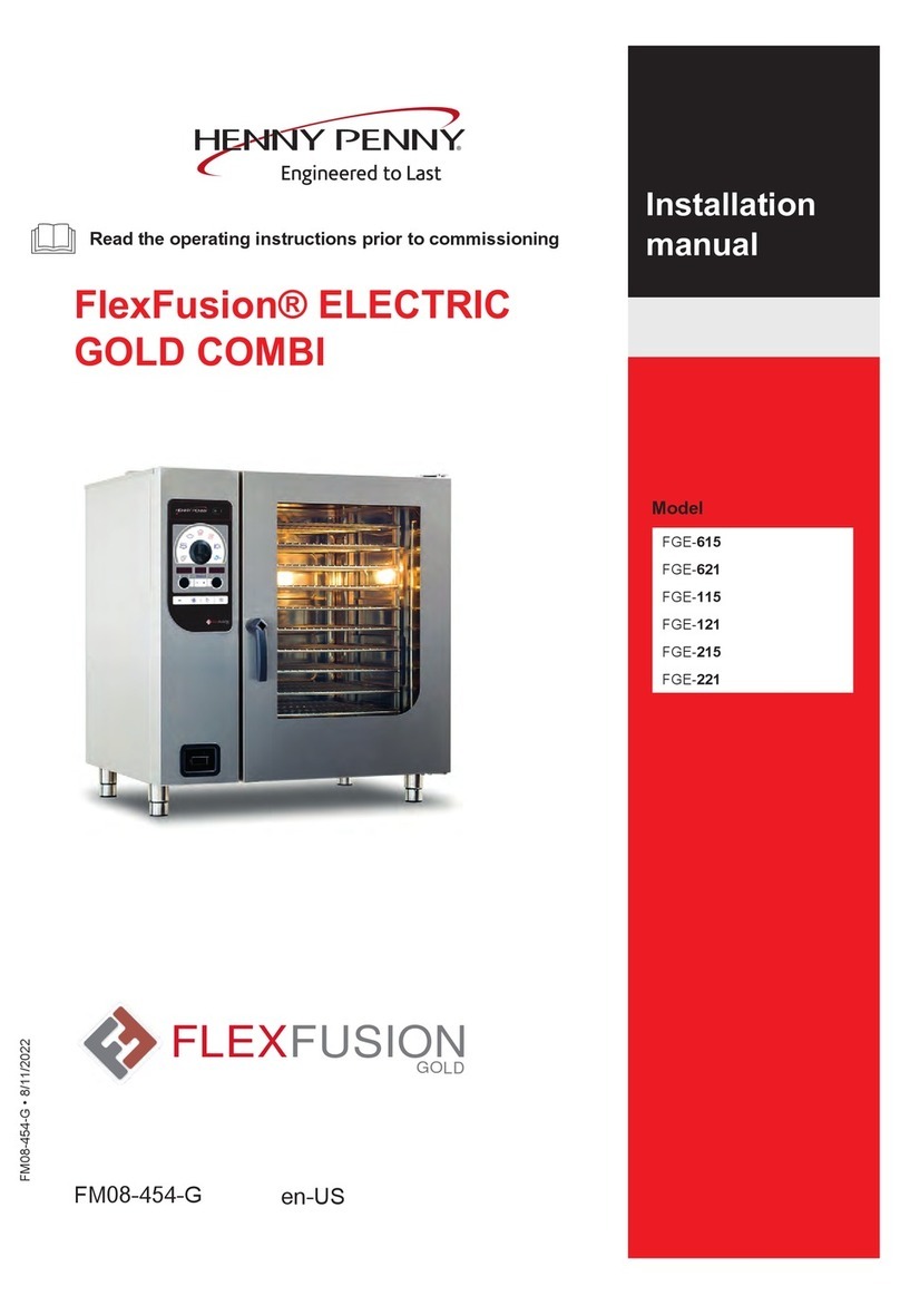 Henny Penny FlexFusion FM08-454-G installation manual