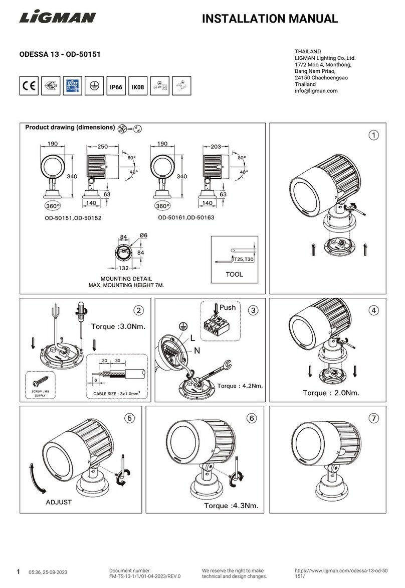 LIGMAN OD-50151 User manual