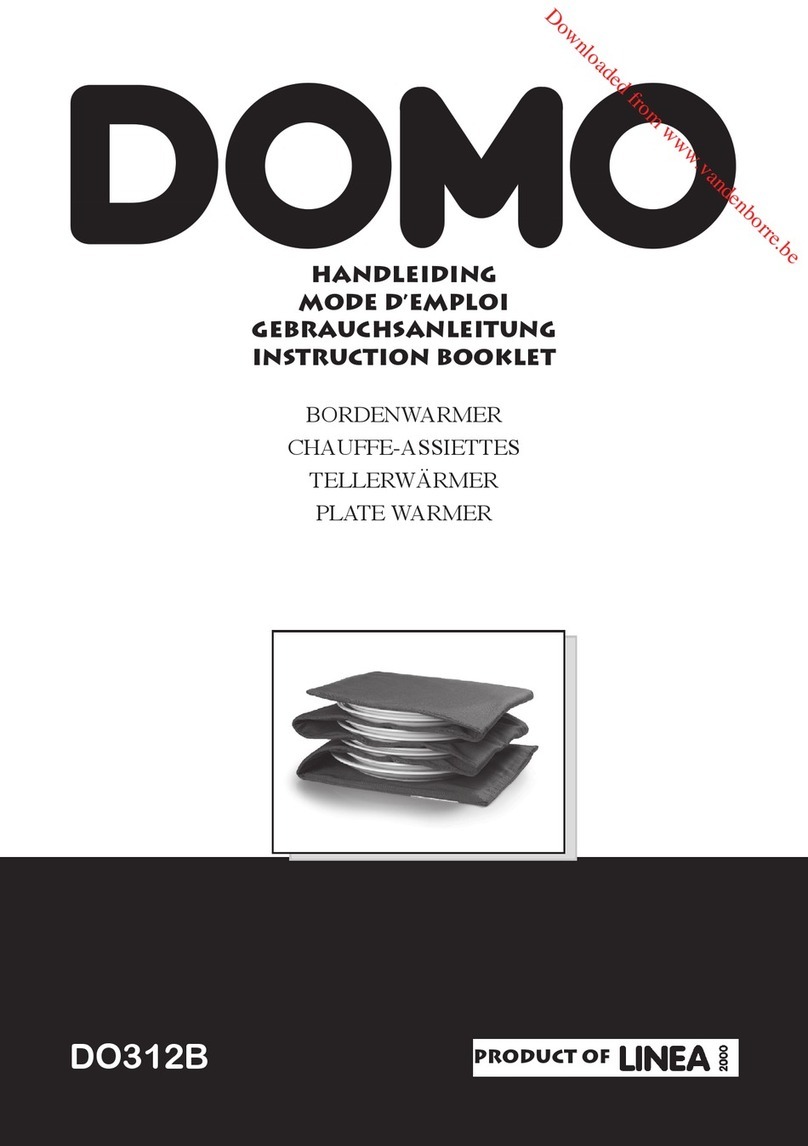 Linea 2000 DOMO DO312B Instruction booklet