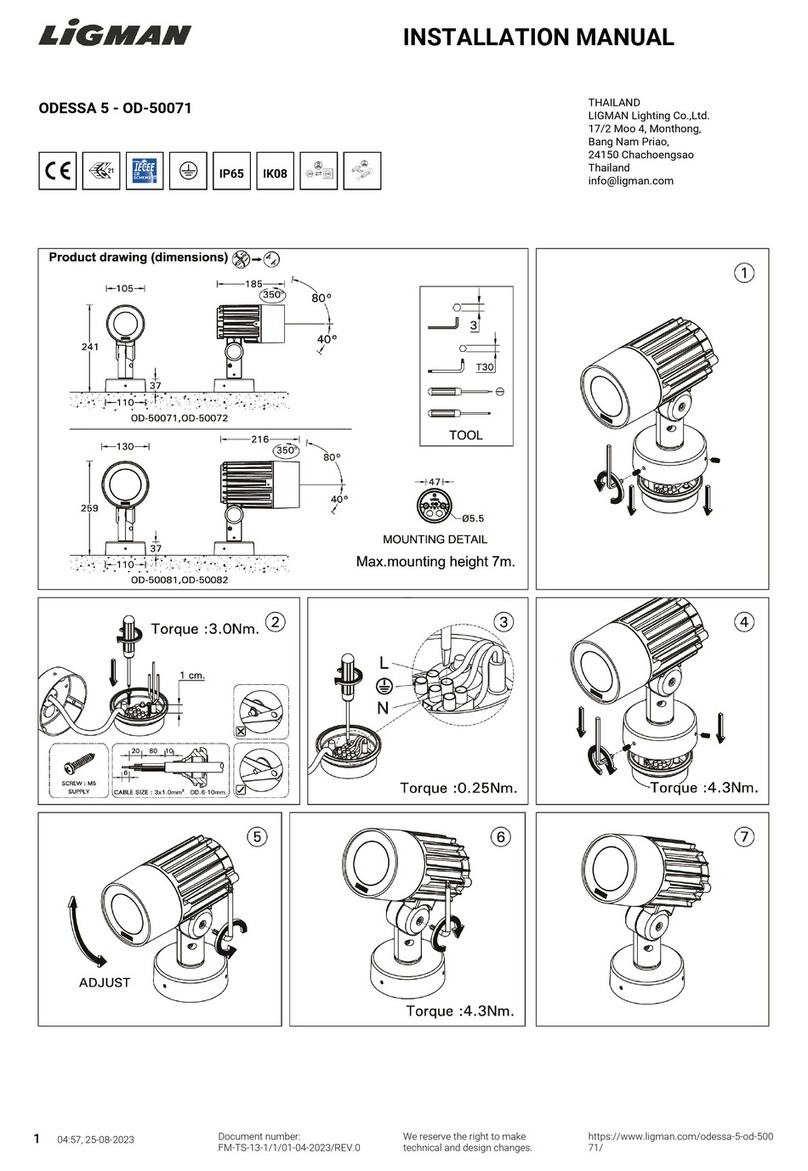 LIGMAN OD-50071 User manual
