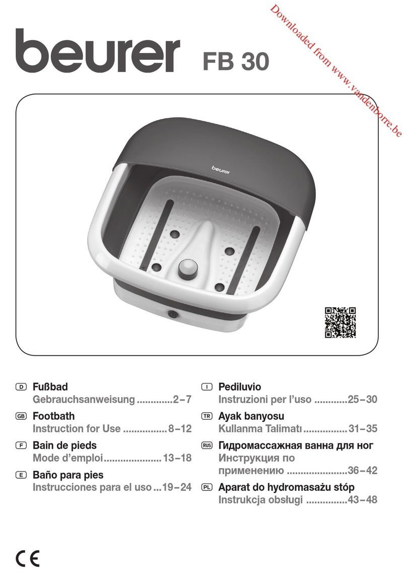 Beurer FB 30 Instructions for use