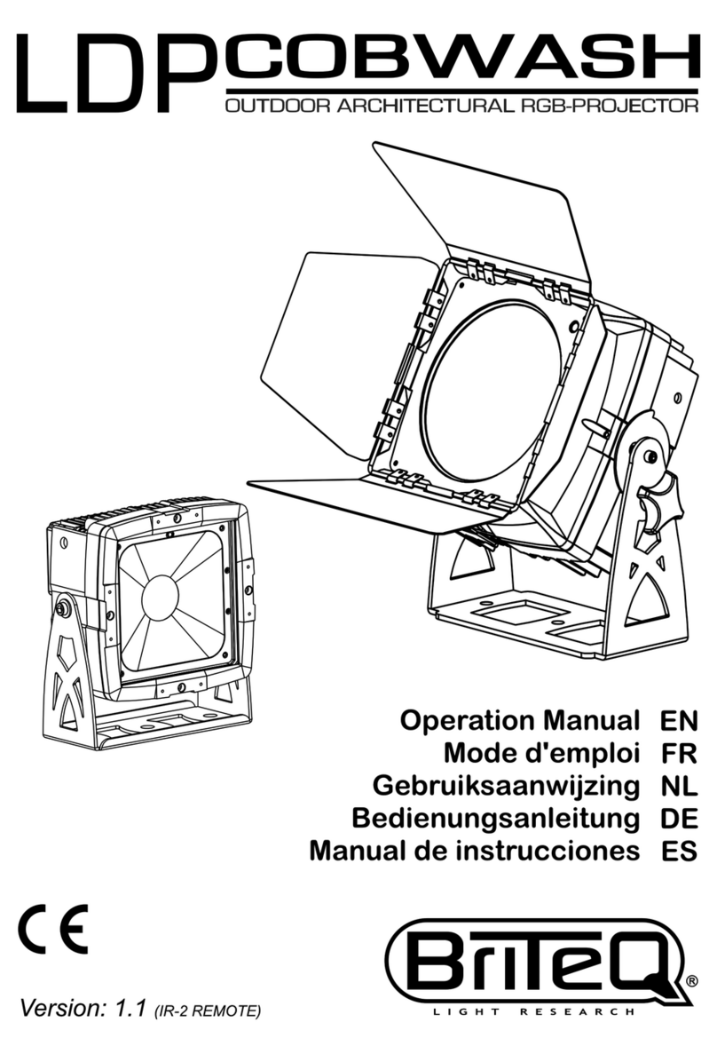 Briteq LDP-COBWASH 150TC Operation manual
