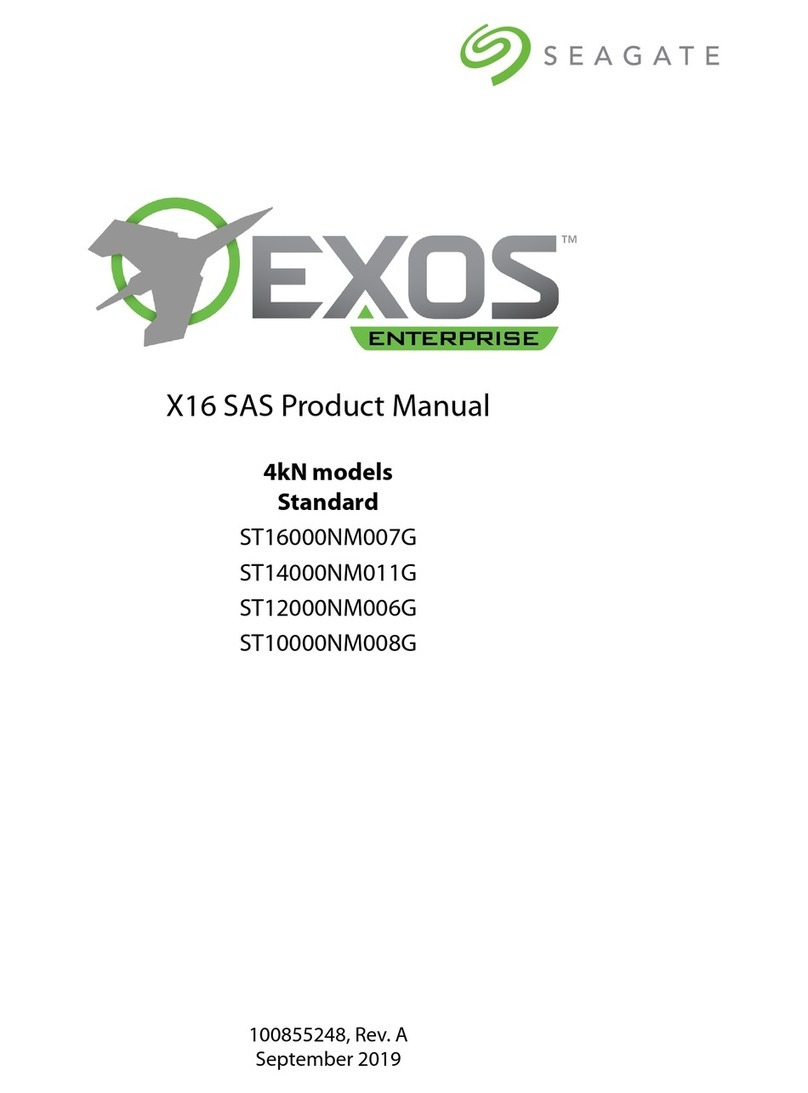 Seagate EXOS ST16000NM007G User manual