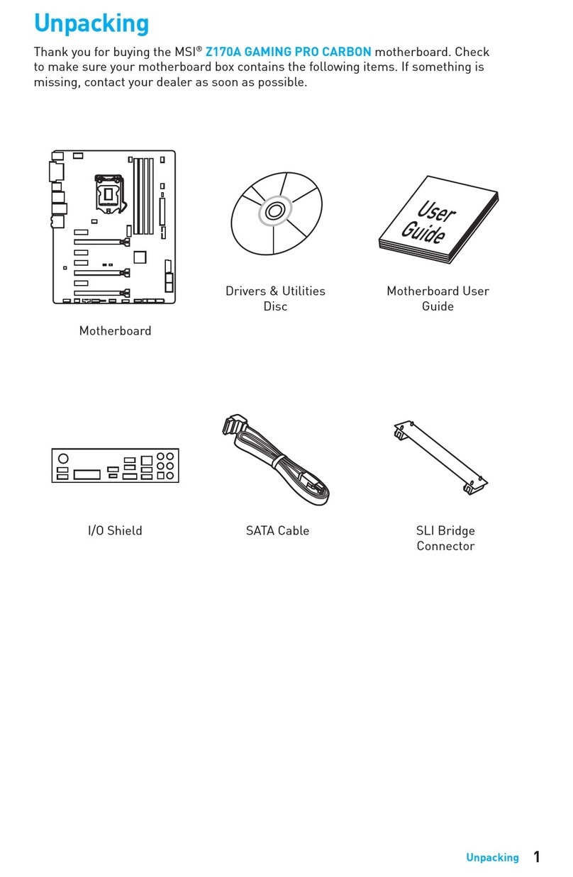 MSI Z170A GAMING PRO CARBON user guide