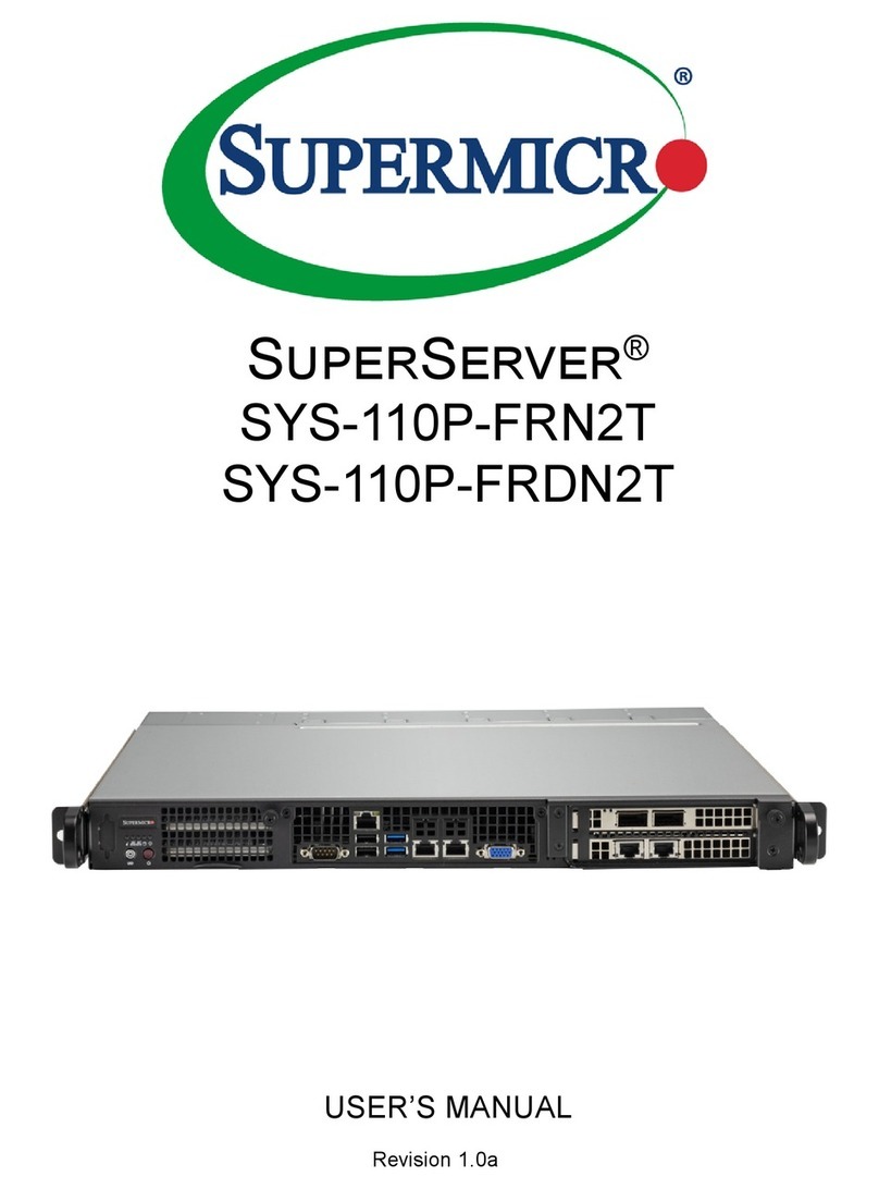 Supermicro SuperServer SYS-110P-FRN2T User manual