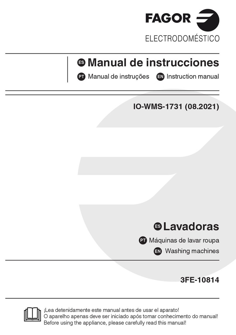 Fagor IO-WMS-1731 instruction manual