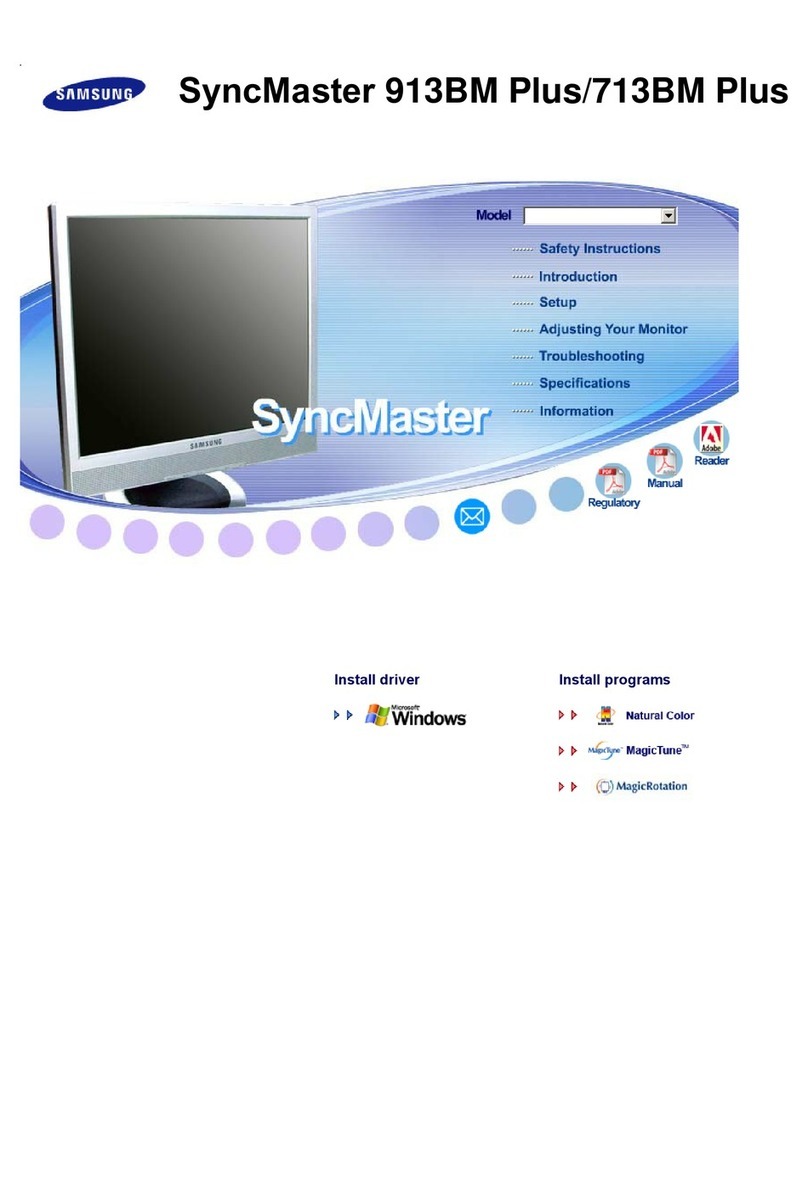 Samsung SyncMaster 913BM PLUS User manual