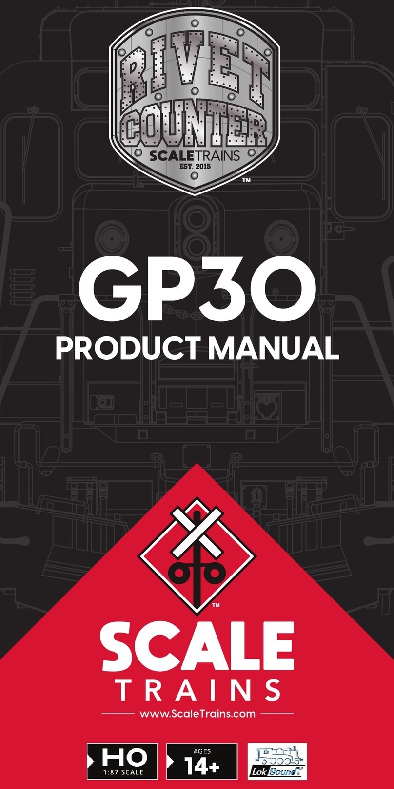 ScaleTrains RIVET COUNTER GP30 User manual ScaleTrains RIVET COUNTER GP30 User manual