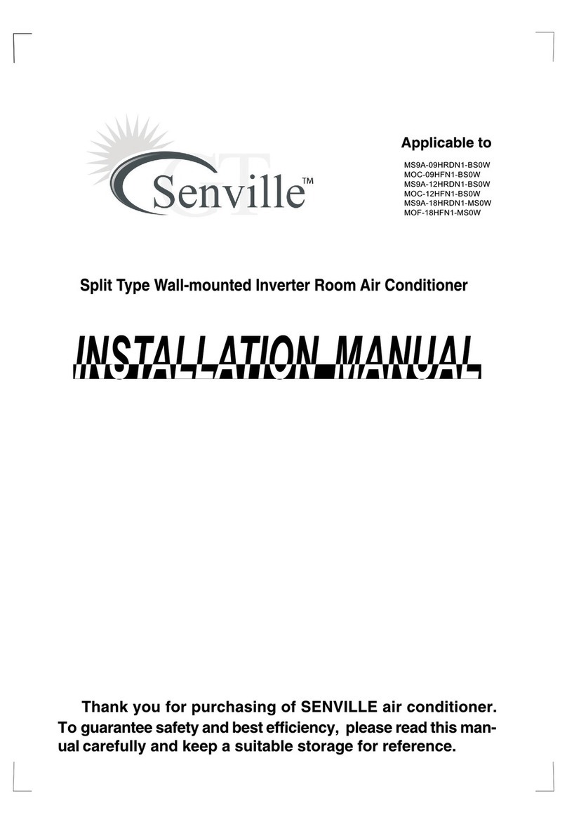 Senville MOC-09HFN1-BS0W User manual